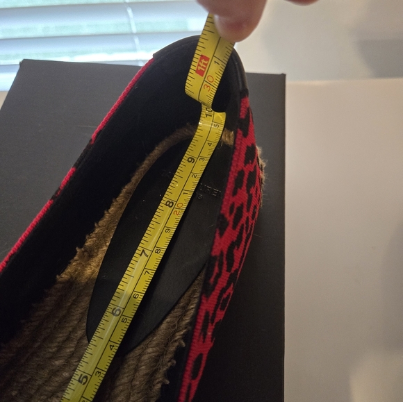 Saint Laurent - YSL - Espadrille - NWT - 39 - Red Black Pattern - Picture 7 of 7